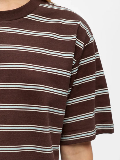 OBJGIMA S/S LO T-SHIRT seal brown