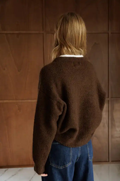Bomber-style cardigan