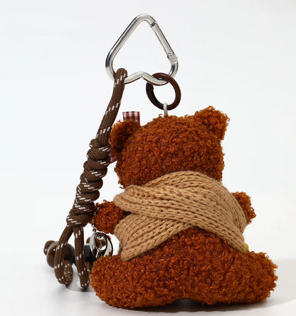 STICKY BESTIE, TEDDY BAG CHARM - Brown