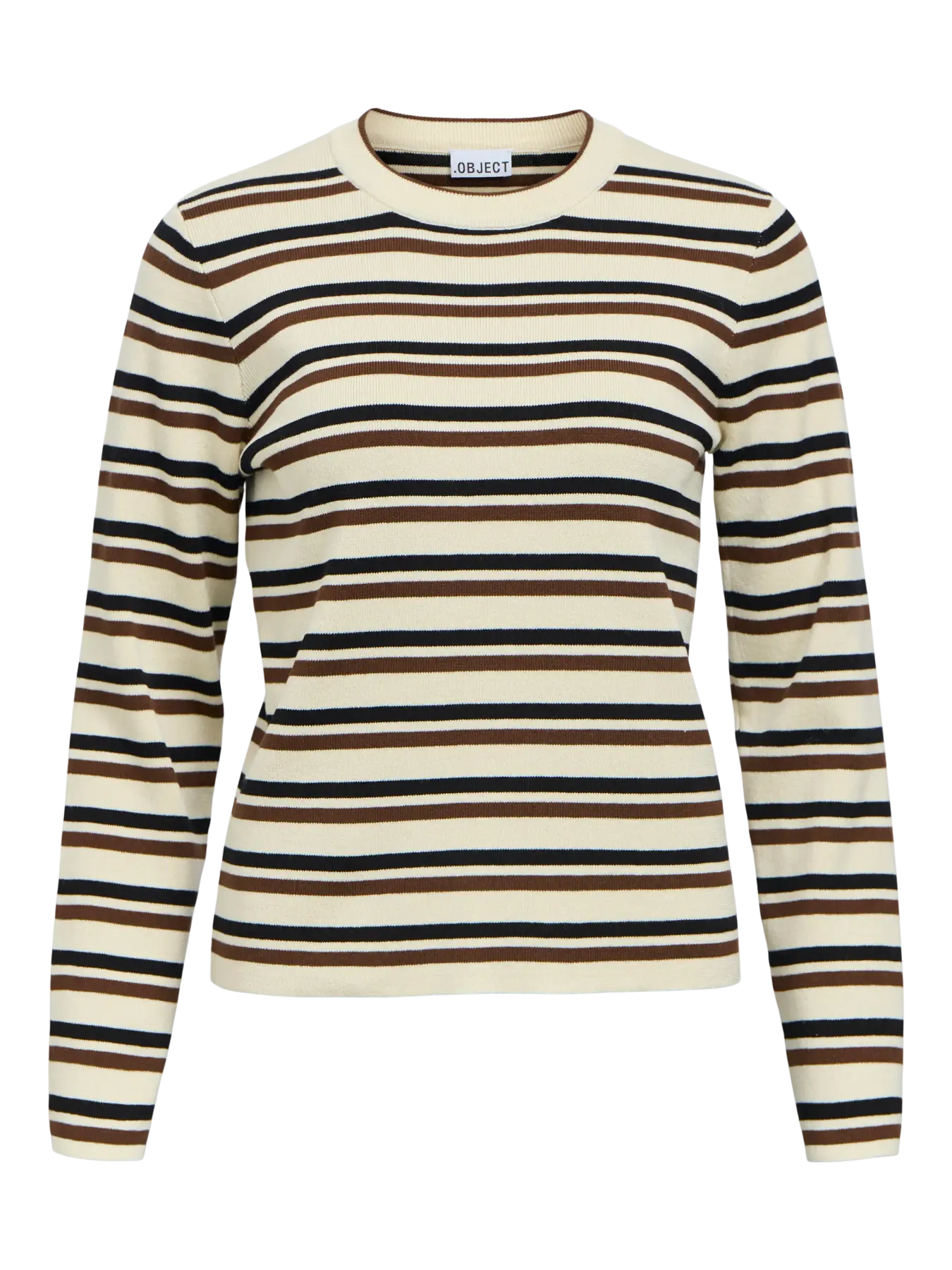OBJESTER L/S RE KNIT PULLOVER