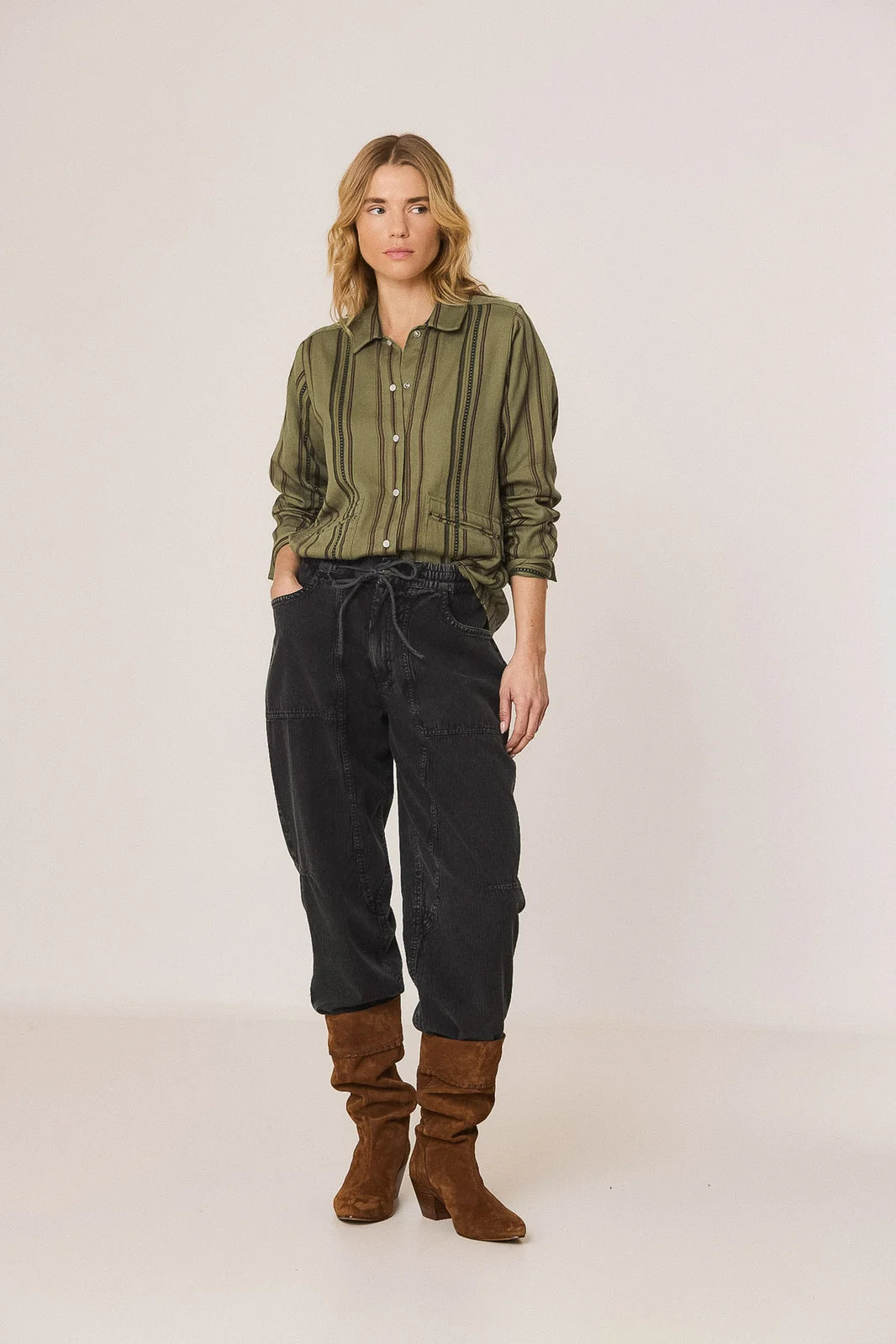 Striped overshirt