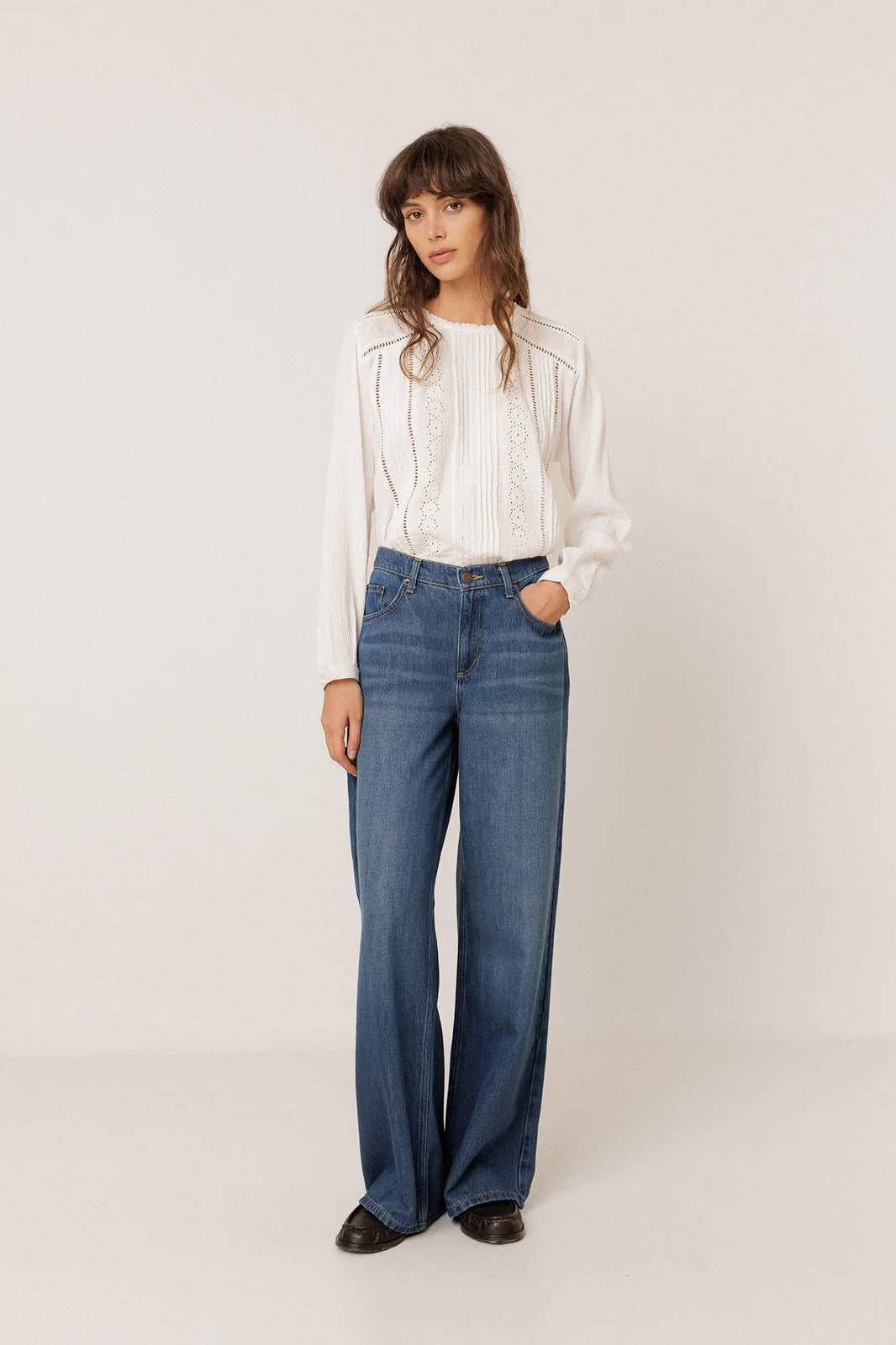 Denim pants lyocell