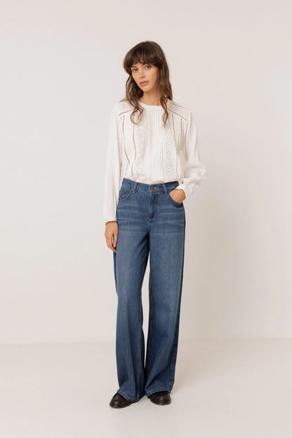 Denim pants lyocell