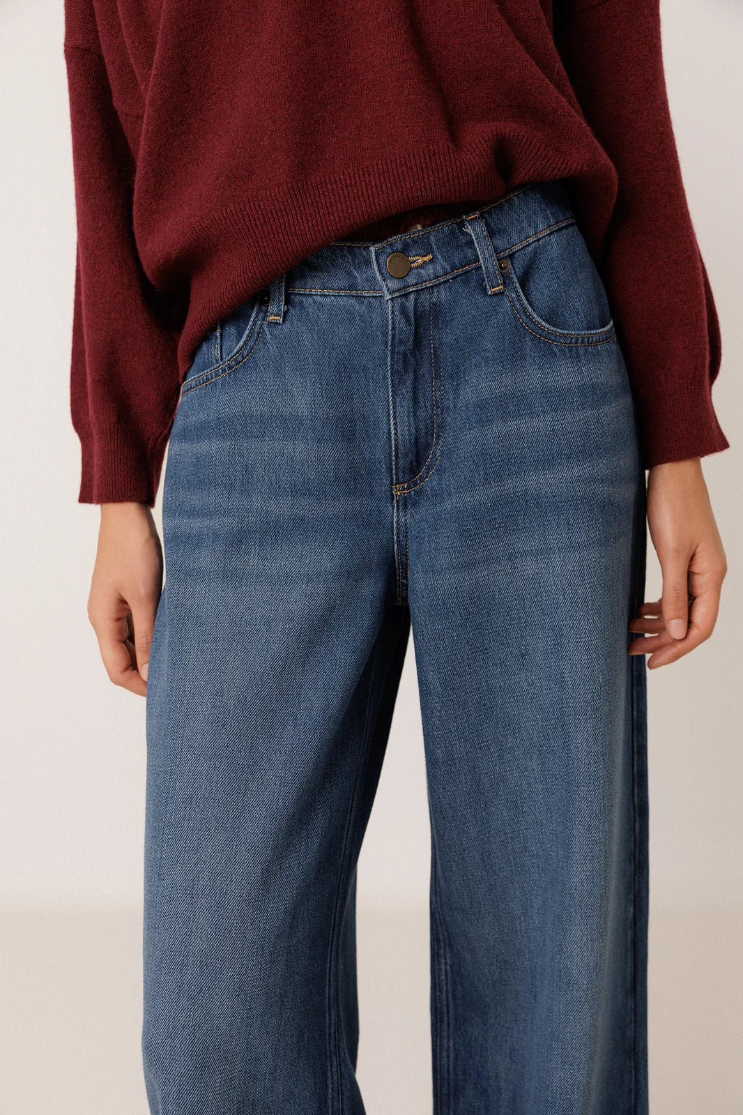 Denim pants lyocell