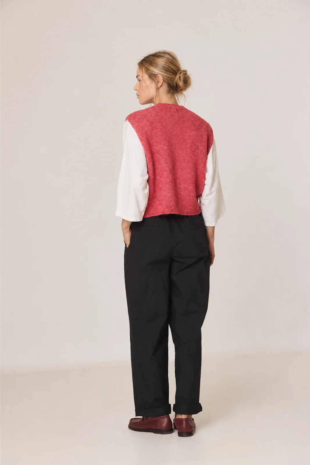 Boxy vest rosa