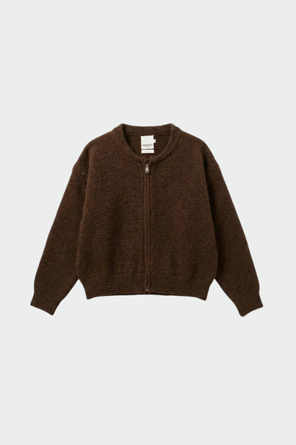 Bomber-style cardigan