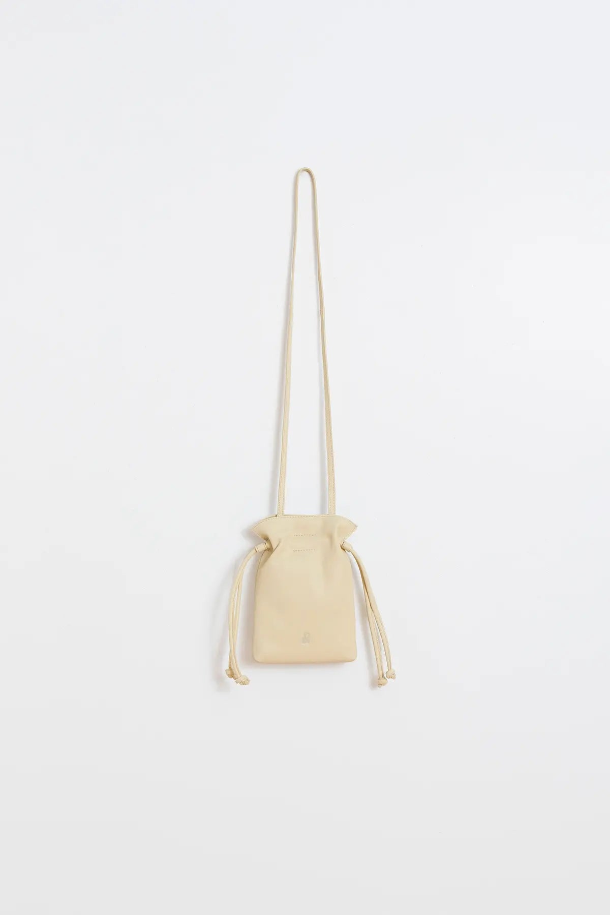 MINI RUCHED-LEATHER BAG