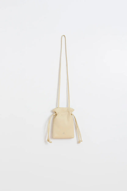 MINI RUCHED-LEATHER BAG