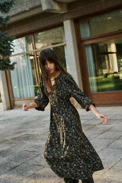 Boho-print dress