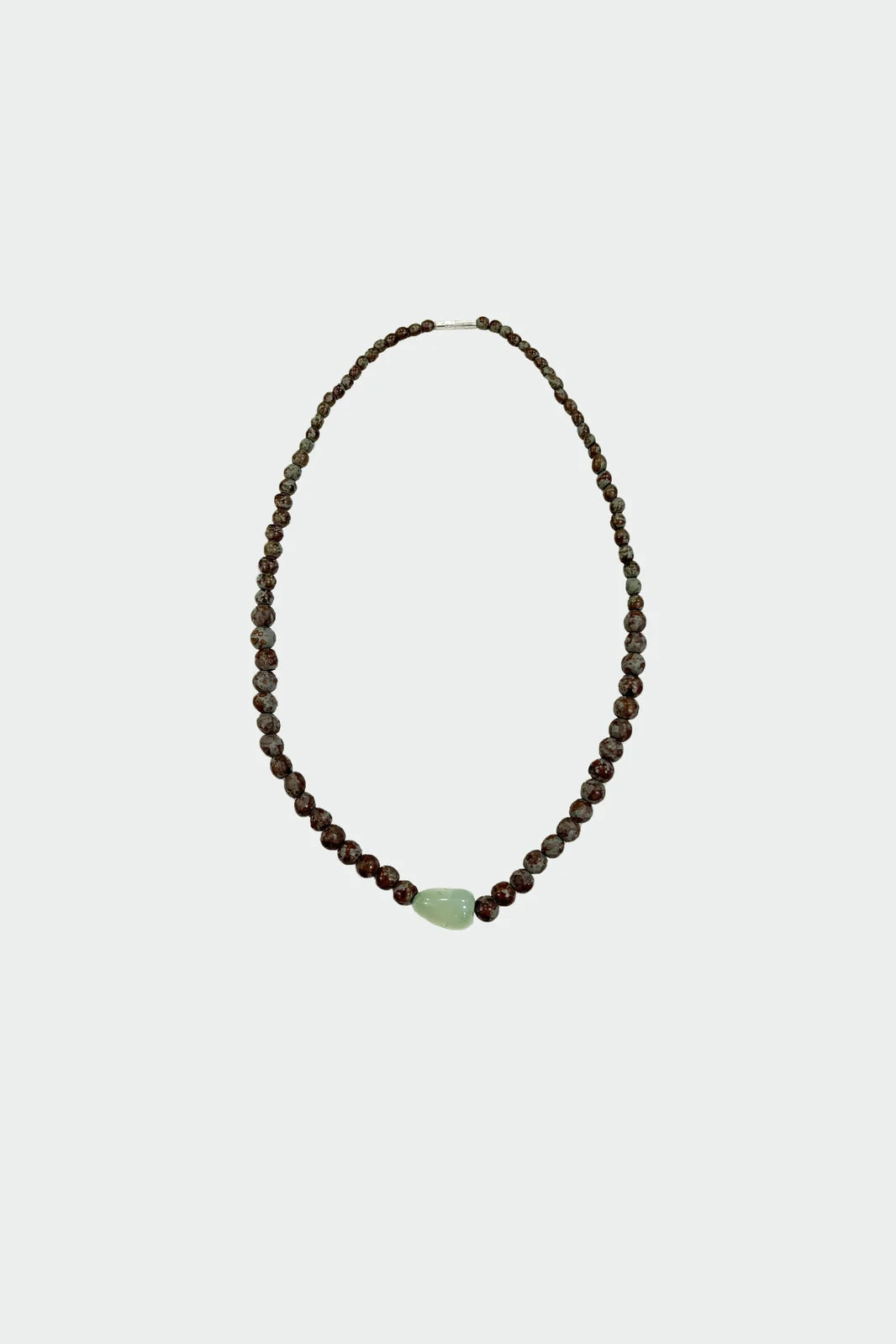 Necklace chocolate pearl