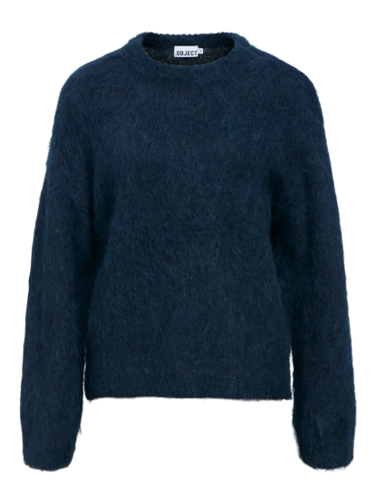 OBJHARRY L/S LO KNIT PULLOVER
