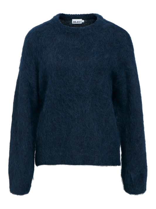 OBJHARRY L/S LO KNIT PULLOVER