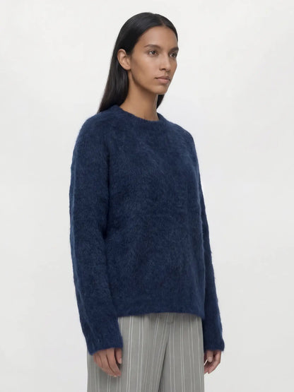 OBJHARRY L/S LO KNIT PULLOVER