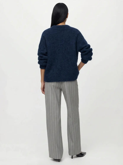 OBJHARRY L/S LO KNIT PULLOVER