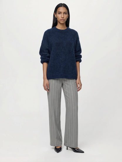 OBJHARRY L/S LO KNIT PULLOVER