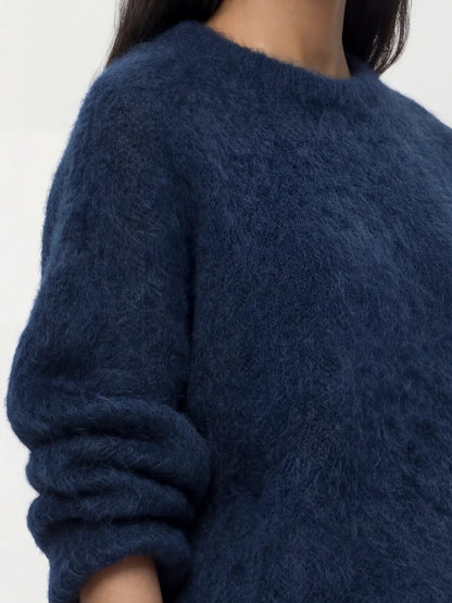 OBJHARRY L/S LO KNIT PULLOVER