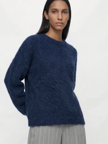 OBJHARRY L/S LO KNIT PULLOVER