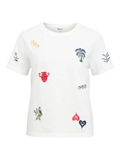OBJLUNAI S/S LO T-SHIRT