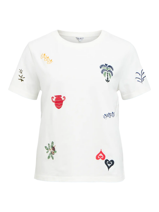 OBJLUNAI S/S LO T-SHIRT