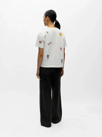 OBJLUNAI S/S LO T-SHIRT