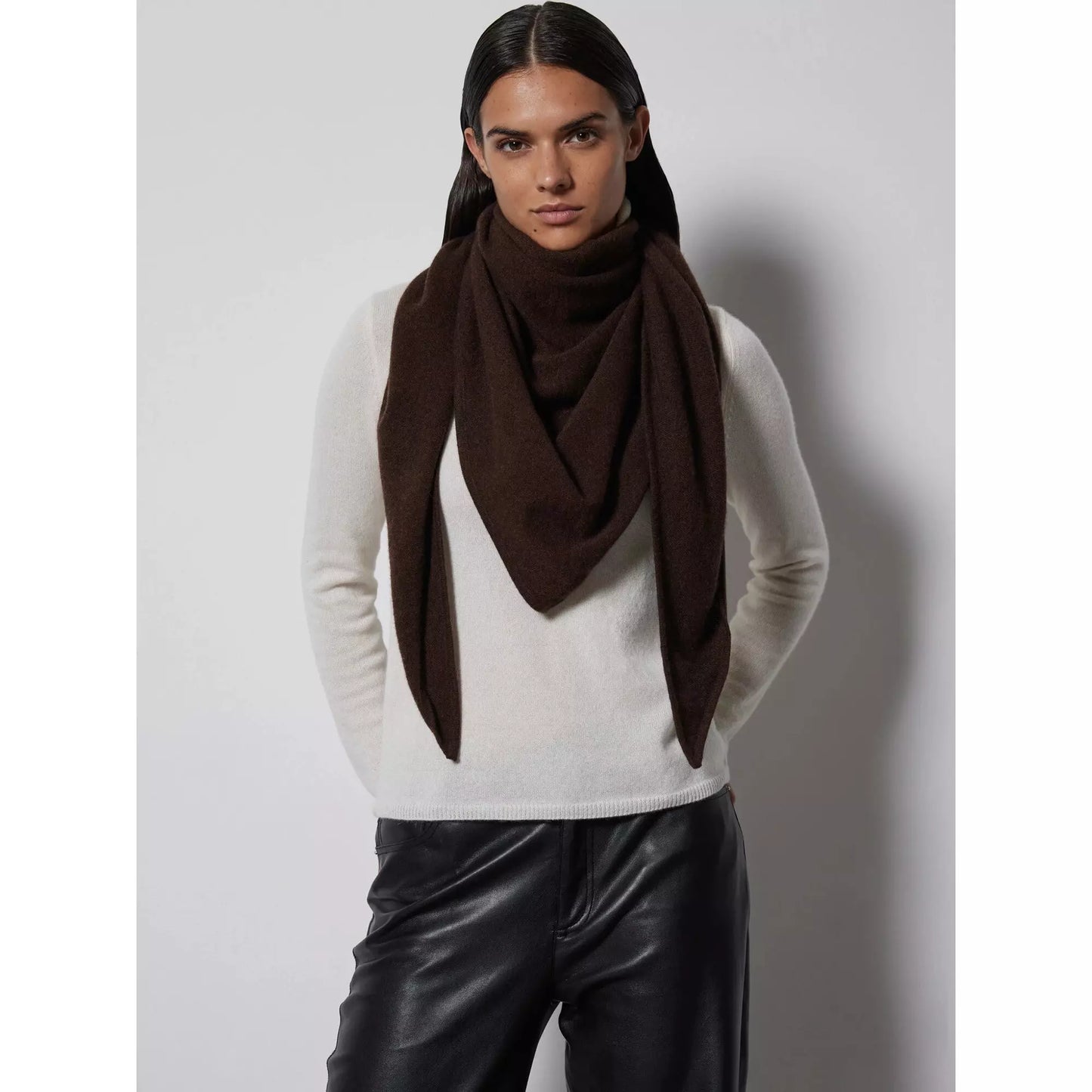 Notshy Eleonore Scarf Brun