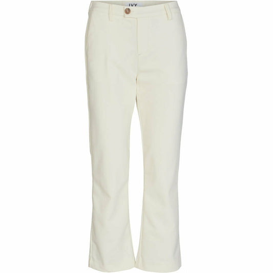 IVY Alice Cropped Flare Pant - Ecru
