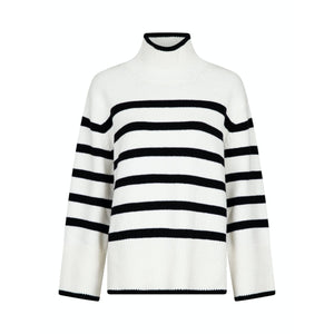 
                  
                    Ladda bild in galleri, Fanning Stripe Knit Blouse
                  
                