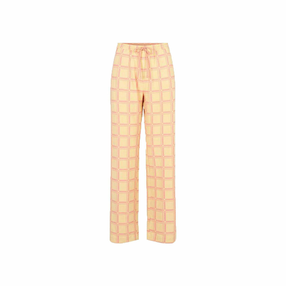 Gulcan Pants - Grid Fog