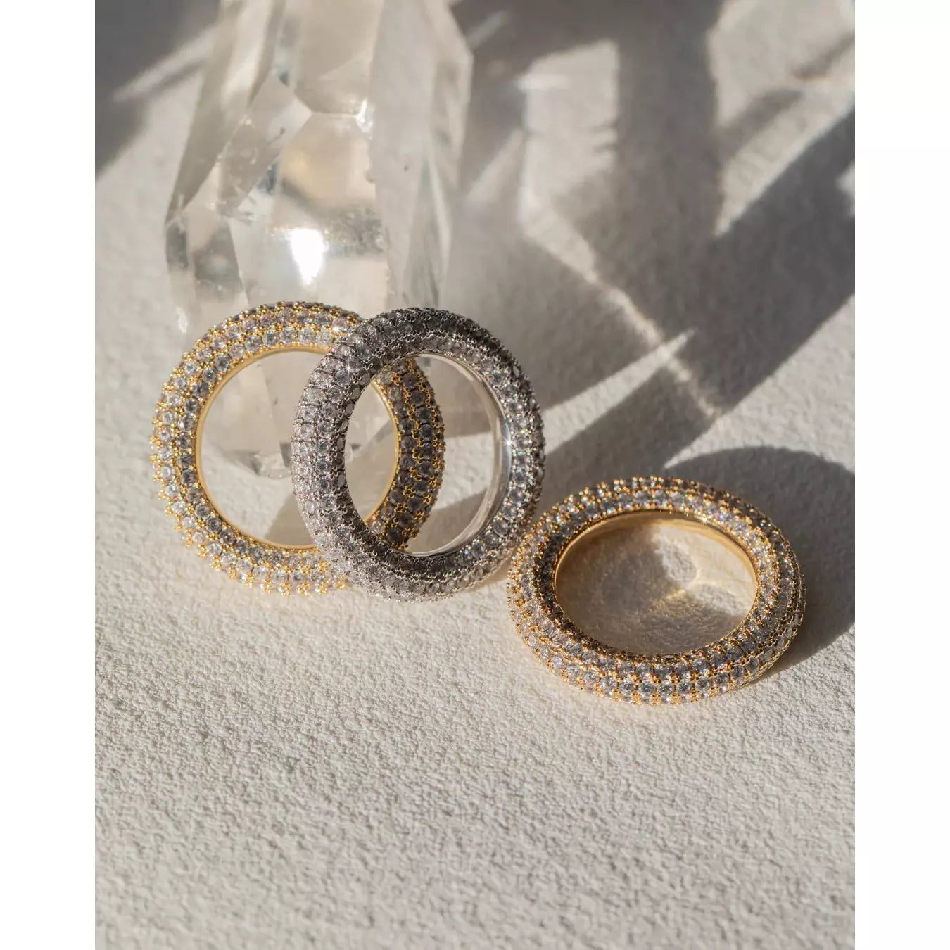 PAVE AMALFI RING- GOLD