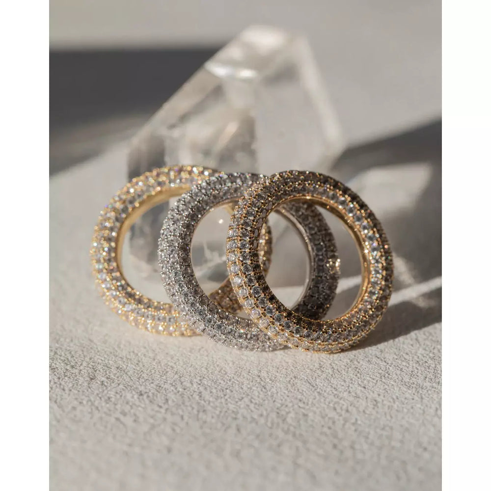 
                  
                    Ladda bild in galleri, PAVE AMALFI RING- SILVER
                  
                