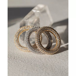 
                  
                    Ladda bild in galleri, PAVE AMALFI RING- SILVER
                  
                