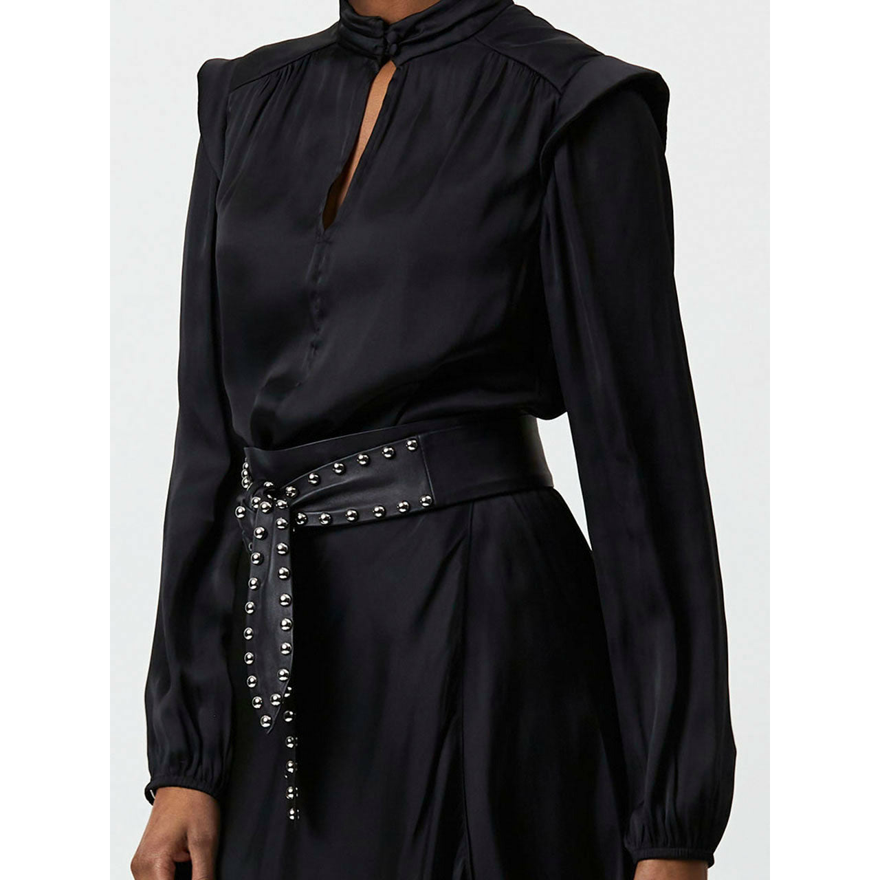 Ayaki Strap Stud Leather Belt