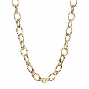 
                  
                    Ladda bild in galleri, LUV AJ Cleo Link Chain Necklace gold
                  
                