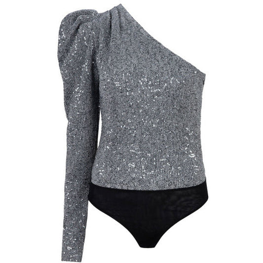 Eleni Sequins Body Silver