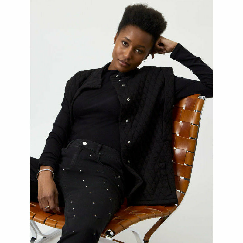 
                  
                    Ladda bild in galleri, Farrow Studded Jeans Raven
                  
                