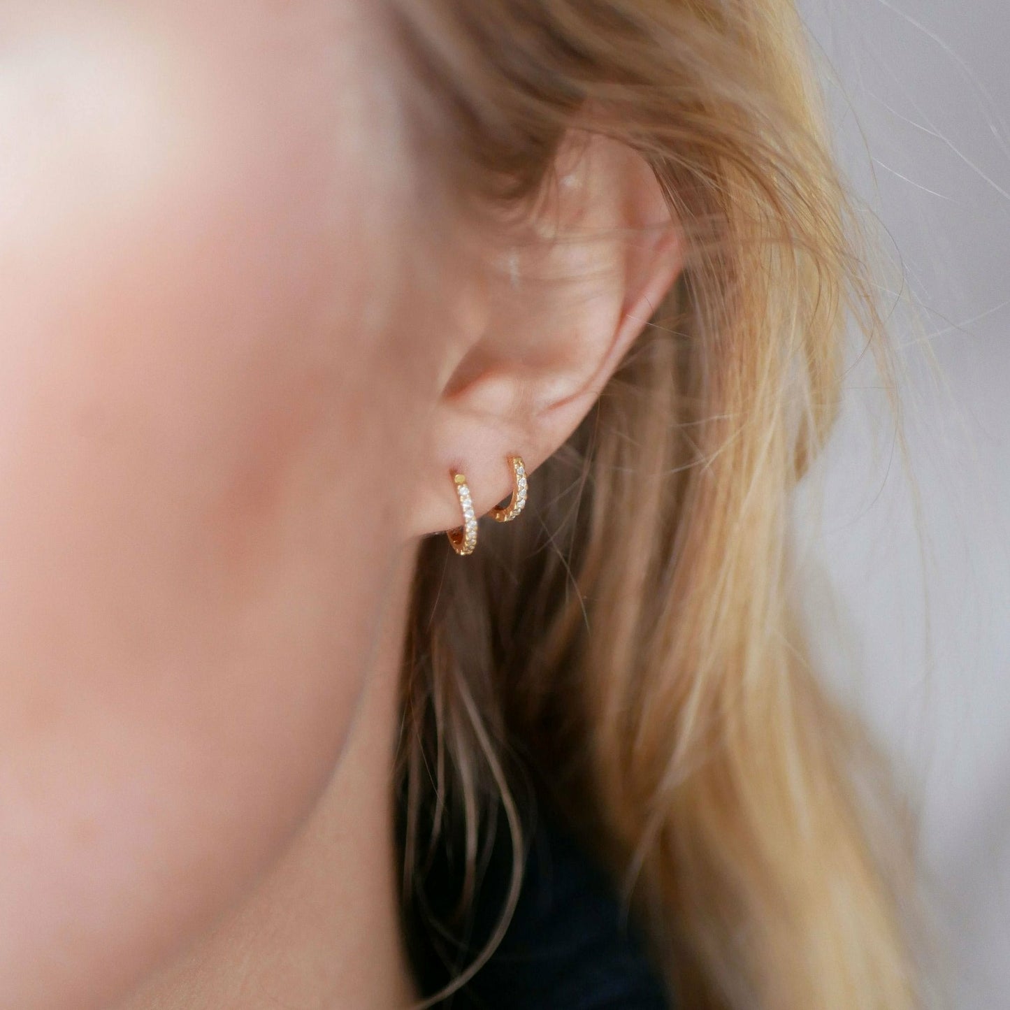 Mini Flora Hoops Earrings