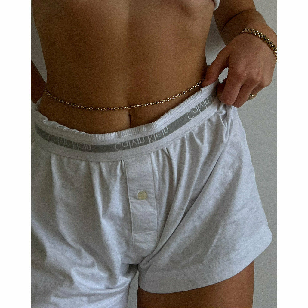 LUV AJ Violante Belly Chain gold