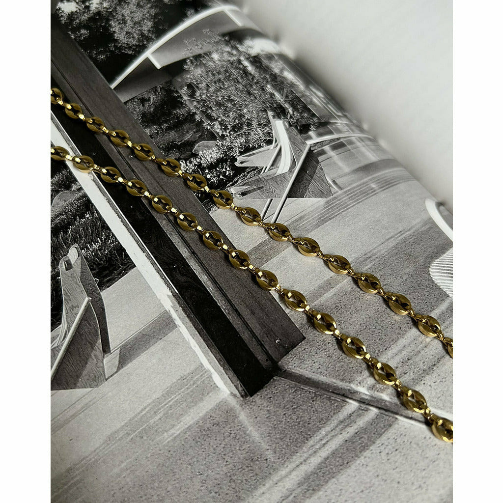 LUV AJ Violante Belly Chain gold