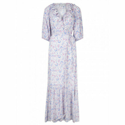 Jamilla printed wrap dress