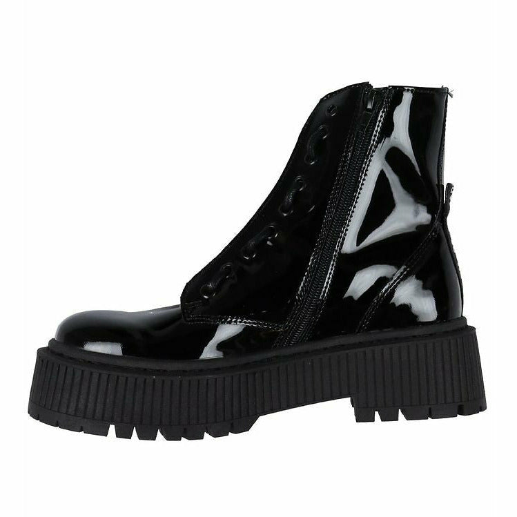 
                  
                    Ladda bild in galleri, Odyl Black Patent Boots
                  
                