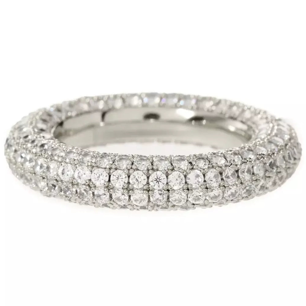 PAVE AMALFI RING- SILVER