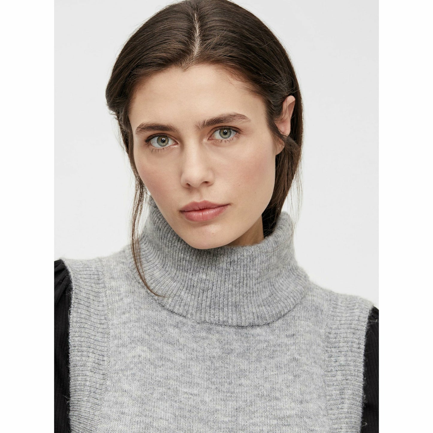 OBJLAUREN S/L KNIT WAISTCOAT DRESS