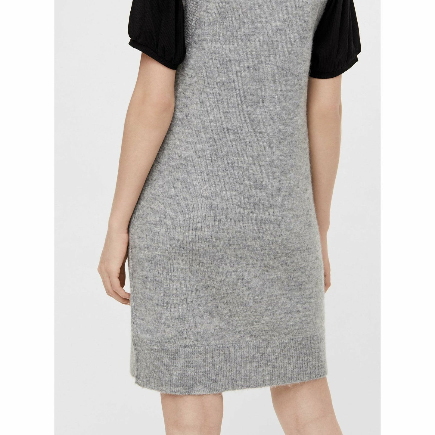 OBJLAUREN S/L KNIT WAISTCOAT DRESS