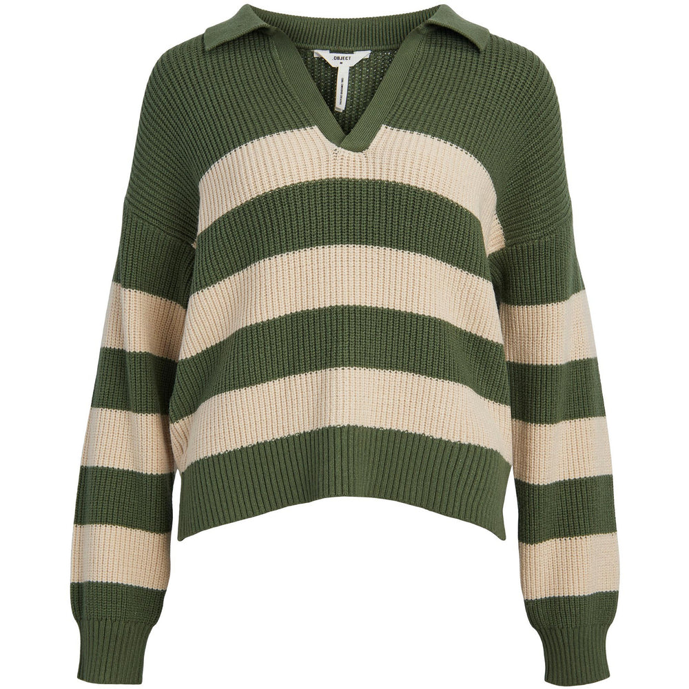 OBJHELLA L/S KNIT PULLOVER