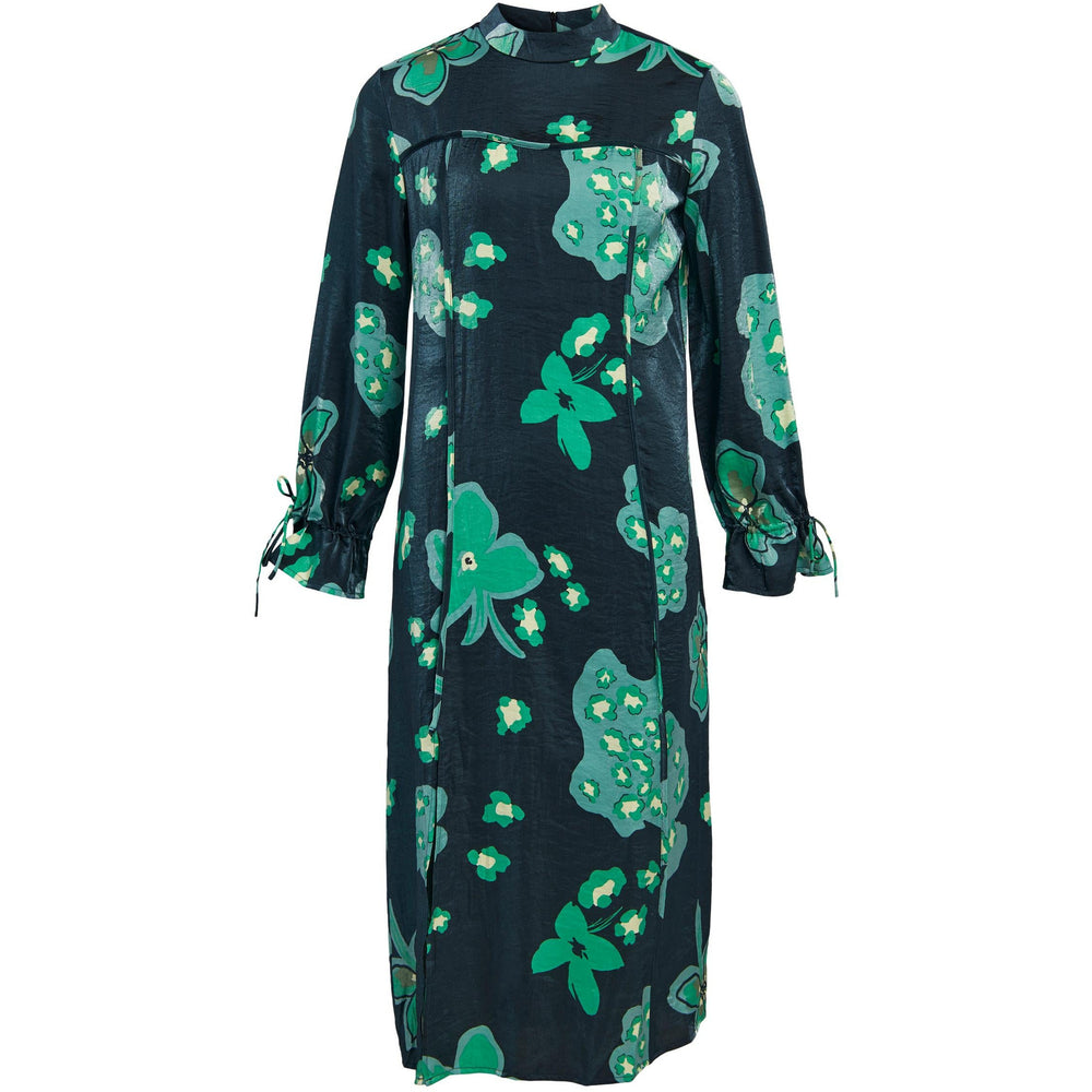OBJFLORA L/S LONG DRESS