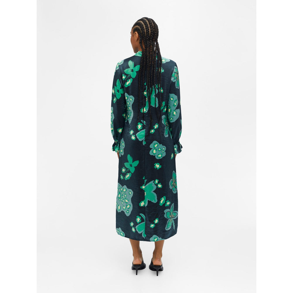 
                  
                    Ladda bild in galleri, OBJFLORA L/S LONG DRESS
                  
                