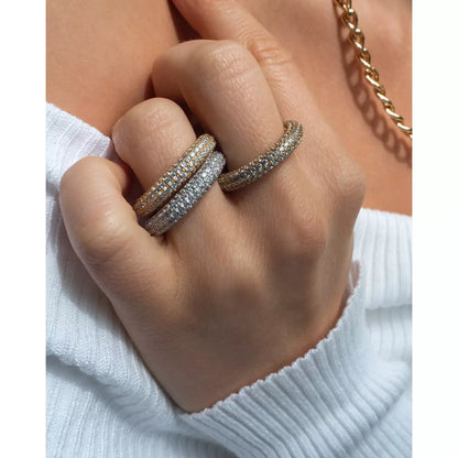 PAVE AMALFI RING- GOLD