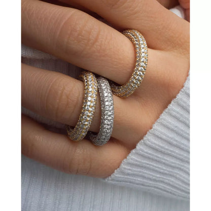 PAVE AMALFI RING- GOLD