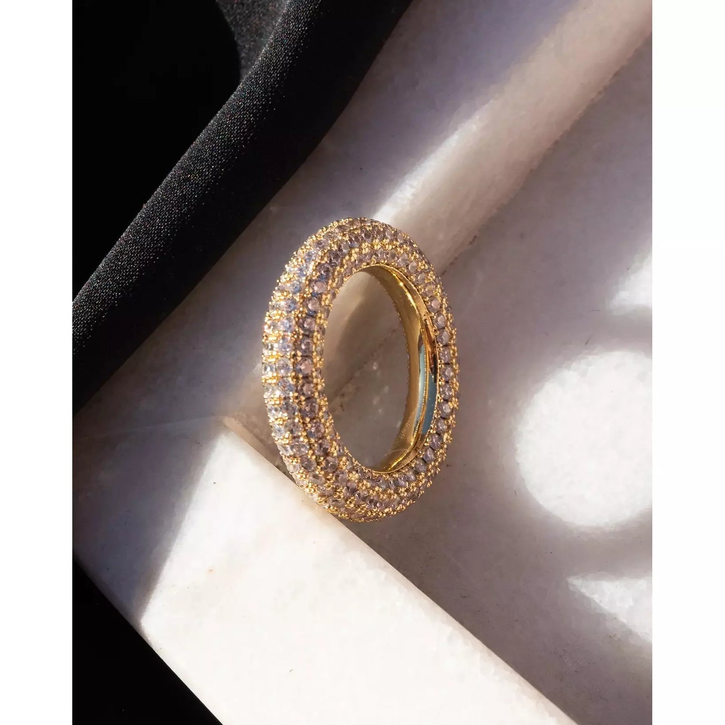 PAVE AMALFI RING- GOLD