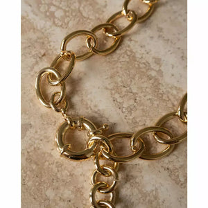 
                  
                    Ladda bild in galleri, LUV AJ Cleo Link Chain Necklace gold
                  
                